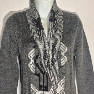 RUE21 Southwestern design Cardigan long sweater 100% Acrylic in size Small